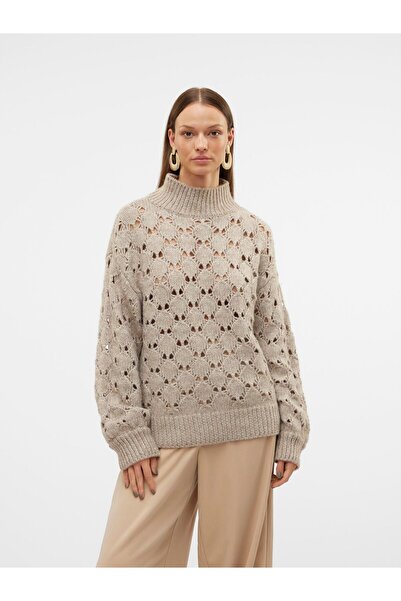 Vero Moda Strickpullover AWOLIVIAH Gestricktes Oberteil