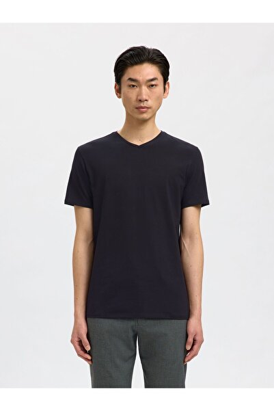 Selected Homme V-Cut-T-Shirt
