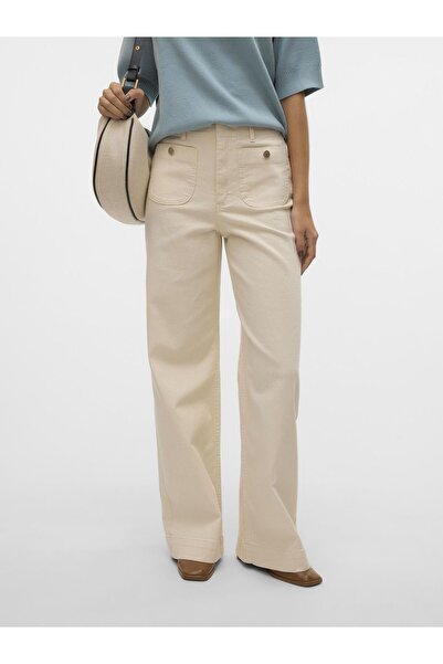 Vero Moda Weit geschnitten VMKAYLA Hohe Taille Weiter Beinschnitt Jeans