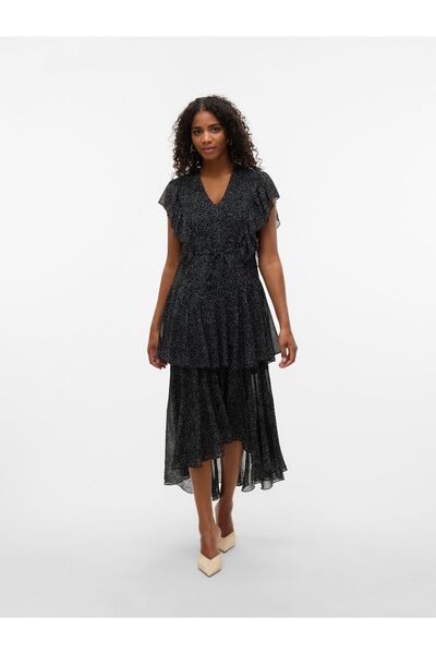 Vero Moda Kleid VMYLLDES Langes Kleid