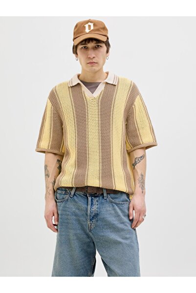 Jack & Jones Polo tricotat în dungi