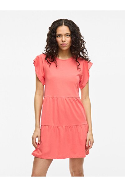 VILA Midikleid VISUMMER Flügelärmel