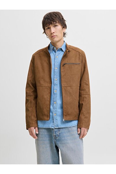 Jack & Jones Kunstlederjacke Kunstlederjacke