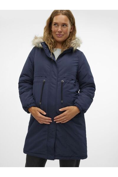 Mama Licious Langer Parka Umstands-mantel