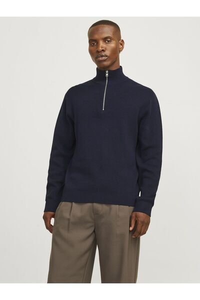 Jack & Jones Premium Jachetă tricotată cu fermoar scurt, de culoare uni. Jach...