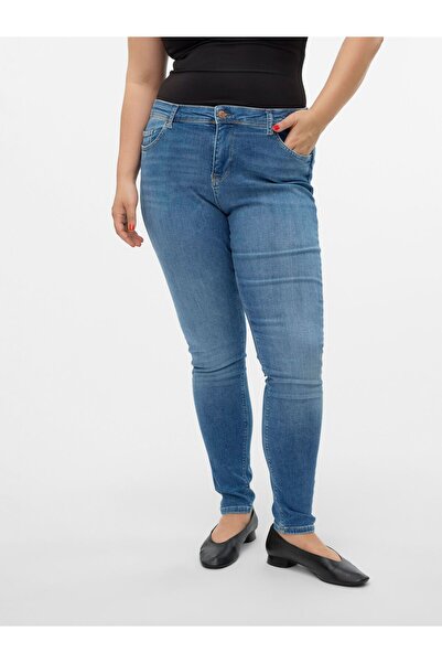 Veromoda Curve Slim Fit Jeans VMLUX Mid Rise Slim Fit Jeans