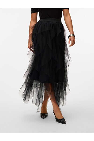 Vero Moda Rock VMEVE Hohe Taille Langer Rock