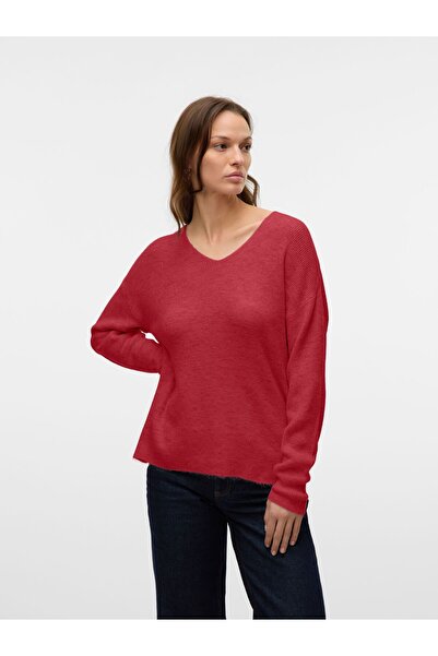 Vero Moda Strickpullover VMCREWLEFILE Strickpullover