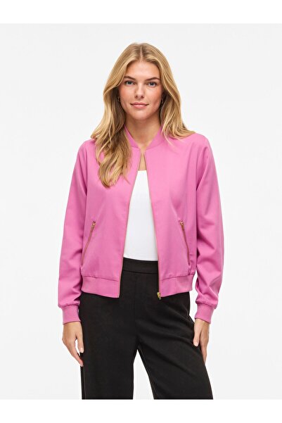 VILA Bomberjacke VIBUBBLE Reißverschluss