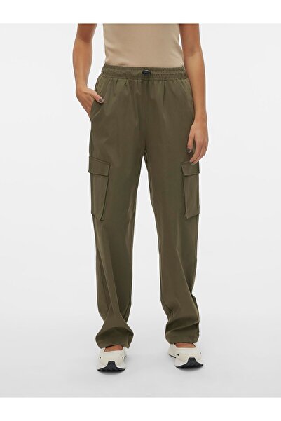 Vero Moda Cargo-Hose VMPEPPER Hohe Taille Cargohose