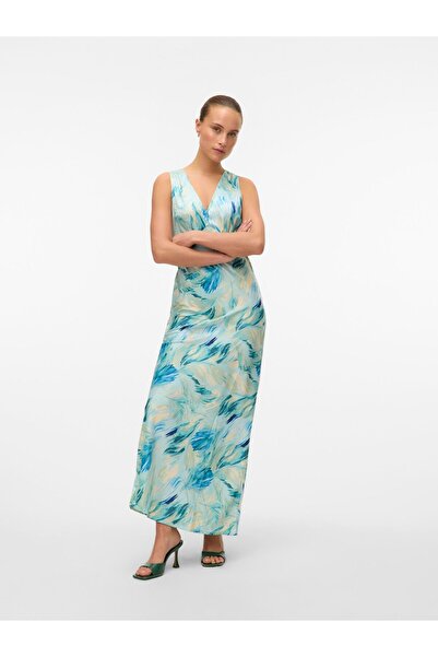 Vero Moda Kleid VMSELINE Langes Kleid