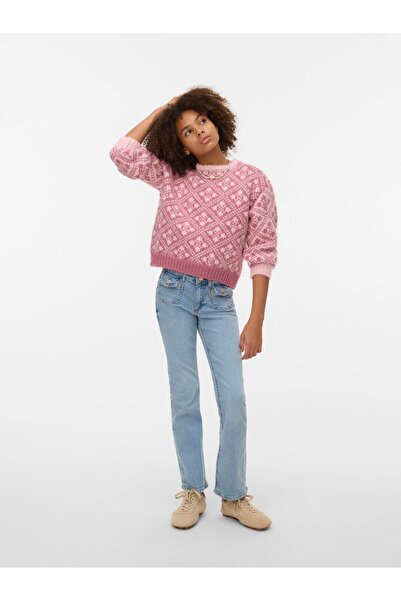 Vero Moda Girl Ausgestellt VMFLASH Mid Rise Ausgestellt Jeans