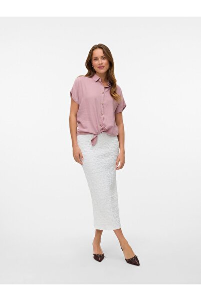 Vero Moda Rock VMREGINA Hohe Taille Midirock