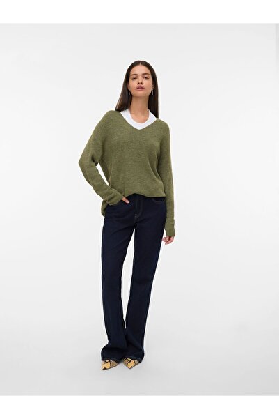 Vero Moda Strickpullover VMCREWLEFILE Strickpullover