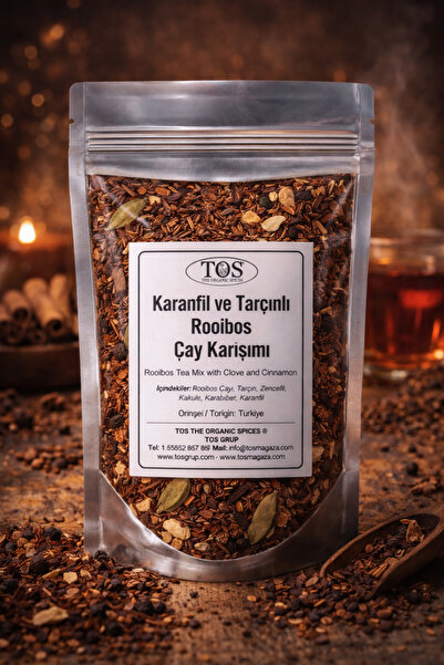 TOS The Organic Spices Karanfil ve Tarçınlı Rooibos Çay Karışımı 40 gr (1. Ka...