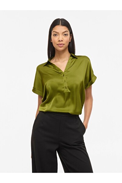 VILA Hemd VIENNA Kurzarm