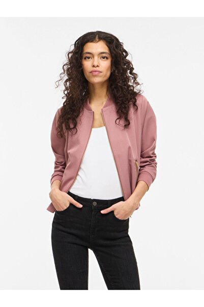 VILA Bomberjacke VIBUBBLE Reißverschluss