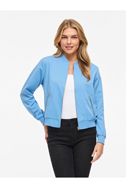 VILA Bomberjacke VIBUBBLE Reißverschluss