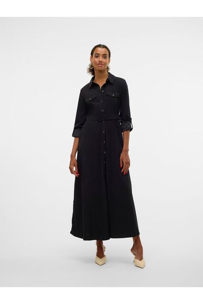 Vero Moda Kleid VMVILJA Langes Kleid