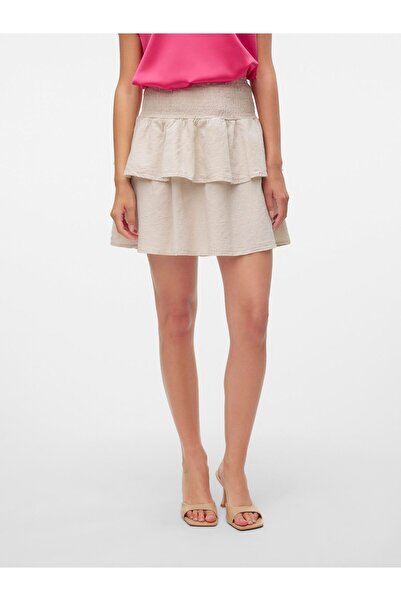 Vero Moda Rock VMLUNA Hohe Taille Kurzer Rock