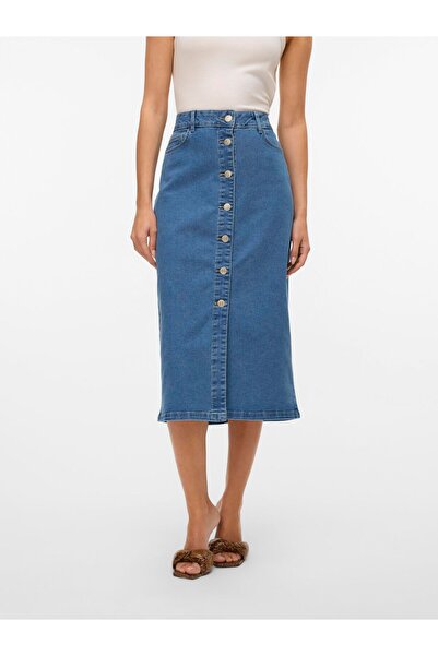 Vero Moda Rock VMNATTY Mittlere Taille Midirock