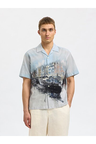 Selected Homme Kurzarmhemd Print