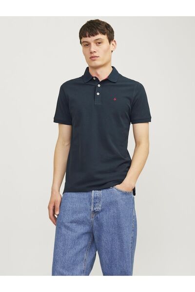 Jack & Jones Μονόχρωμο Πόλο Σερφάρι "