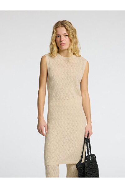 Selected Femme Midikleid Strick