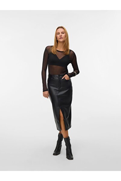 Vero Moda Rock VMNATALIE Hohe Taille Midirock