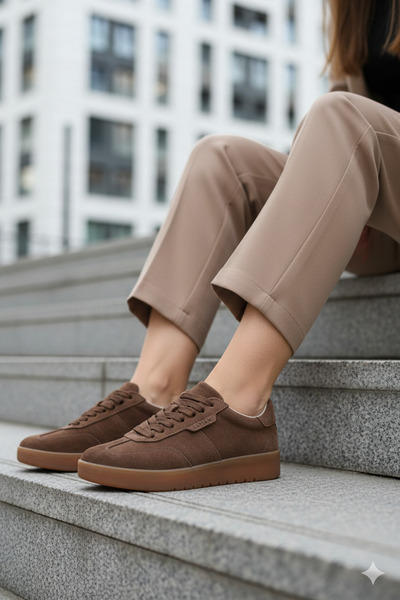 Lufian Jessi Women's Sneaker Casual Sports Shoes 25K 122230028 Light Brown