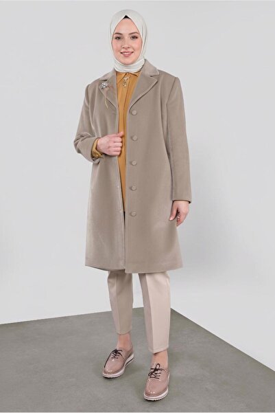 Alvina YAKASI BROŞLU KABAN 90090