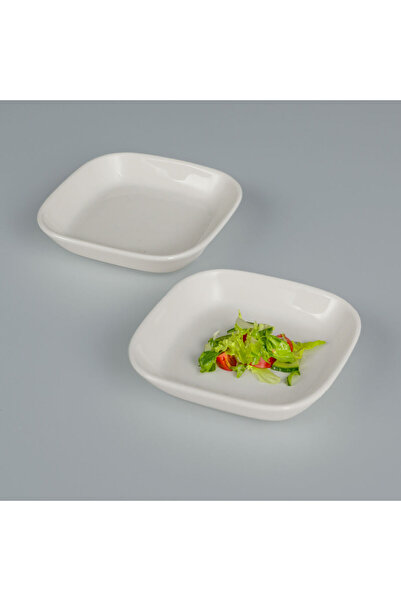 Güral Porselen Orlando 2 Adet 13x12 Cm Sos Tabağı