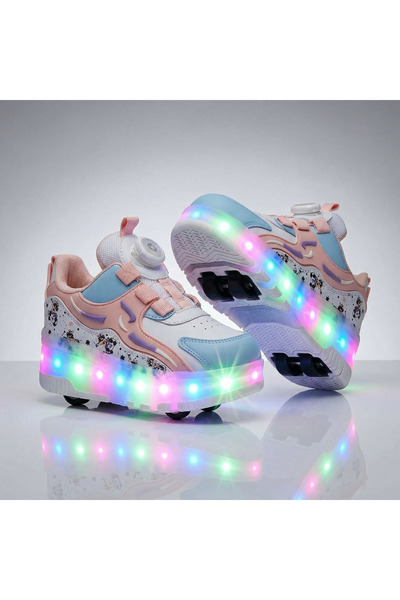 ROCKY Tekerlekli Pembe Paten Ayakkabı