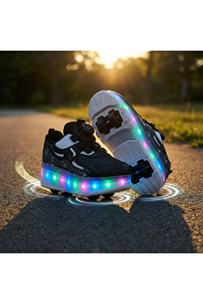 ROCKY Tekerlekli Paten Ayakkabı - Siyah