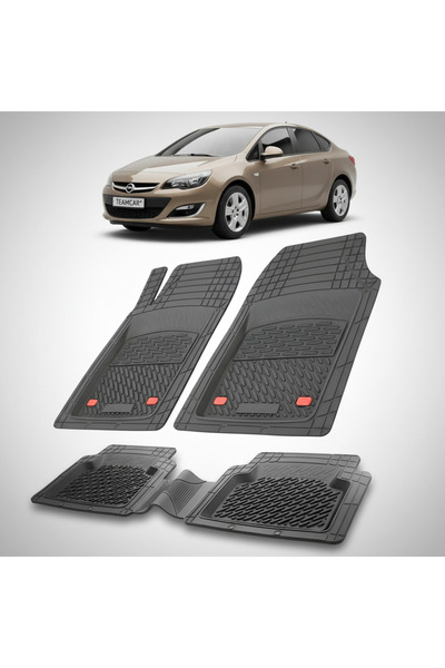 TEAMCAR Covorase Auto TeamCar® Tip Tavita Opel INA Astra J (2009-2015) Negru