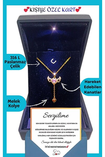 ganispe Kadınlar Gününe Özel "Sevgiliye" Anlamlı Not Işıklı Premium Kutuda | ...
