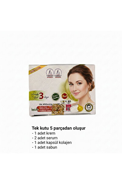 KANZAA Cilt Beyazlatıcı Krem 5’li Set