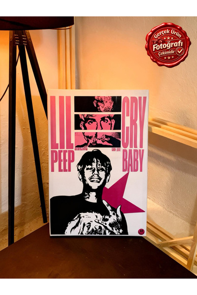 Kanvaspera Lil Peep Cry Baby - Kanvas Tablo - Lil Peep, Rap Müzik, Pop Art Ta...