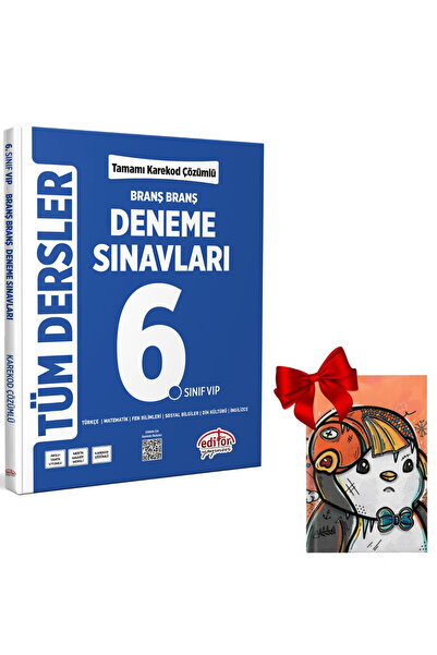 Editör Yayınevi 2026 6. Sınıf Fasikül 6 Deneme Sınavı