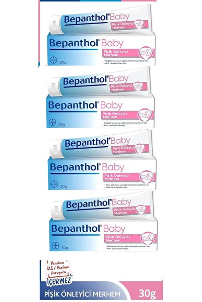 Bepanthol Baby Pişik Önleyici Merhem 30 gr 4 Adet