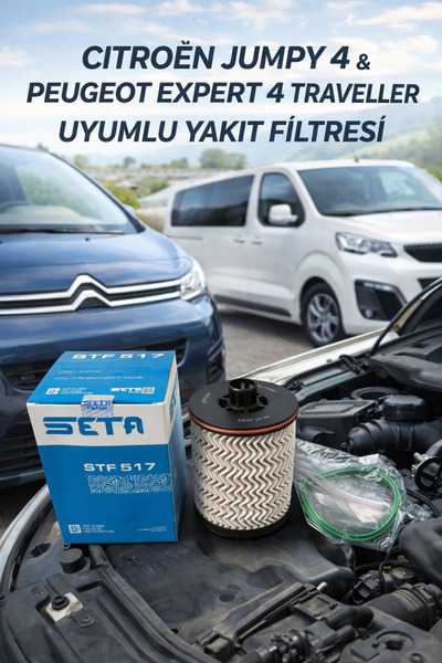 Seta STF-517 YAKIT FİLTRESİ JUMPY 4 PEUGEOT EXPERT 4 TRAVELLER (CITROEN:16742...