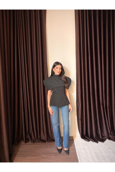 LOISY Women's Strapless Blouse with Double Bolero