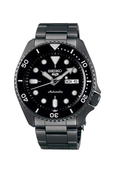 Seiko 5 SRPD65K1 Otomatik Çelik Füme Siyah Kadran 10 ATM 42 mm Erkek Kol Saati