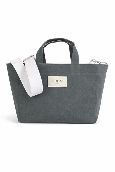 Loom Basic Mira Wax Canvas Bag Gray – Bal Waxed Canvas Women's Shoulder Bag