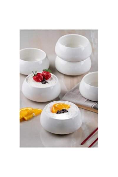 ACAR Pure 6 Lı Porselen Servis Kase - 13 Cm MST221