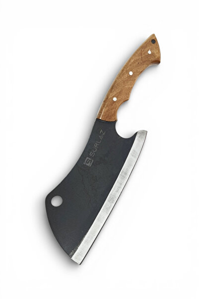 SürLaz Kemik Kırma Satırı Et Satırı 4 Mm El Yapımı Dövme Çelik Satır