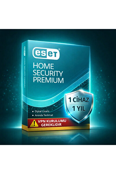 ESET Home Premium Security 1 Cihaz 1 Yıl /VPNLİ KURULUM )