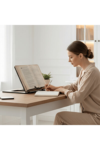 Vigo Wood Suport din lemn pentru citirea cărților Suport pentru tabletă de di...