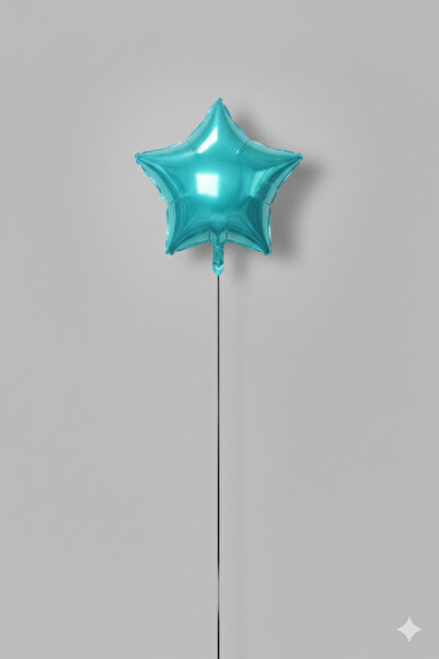 Deniz Party Store بالون بلو ستار فويل مقاس 18 بوصة 45 سم قطعة واحدة