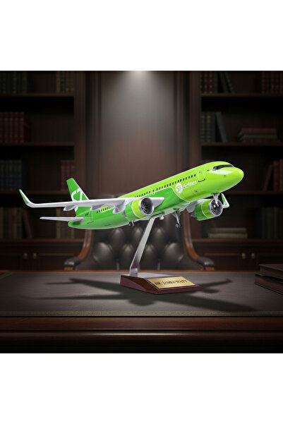 AYDINARTSHOP A320NEO Siberia Airlines 1:80 Ölçekli Model Uçak 47 cm- Kişiye Ö...
